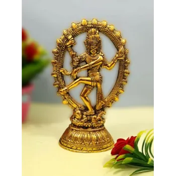 Natraj Statue Gold Plated 